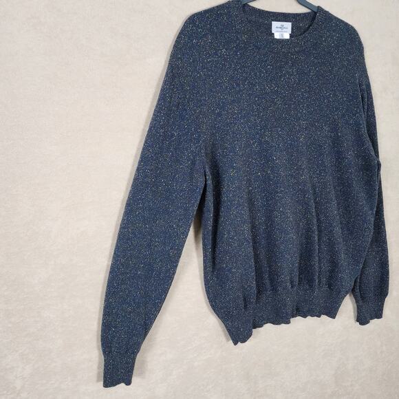 Avon Celli White Baby Camel Italy Mens Size 50 (US Large) crew neck sweater Prep - Picture 4 of 16